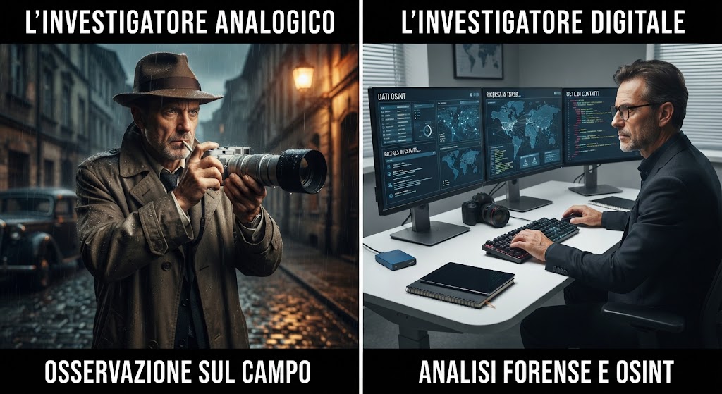 investigazioni dall'analogico al digitale