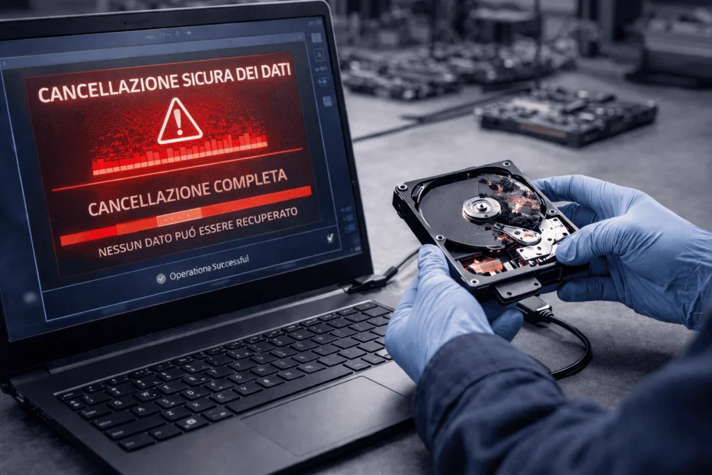 cancellazione dati persistenza server